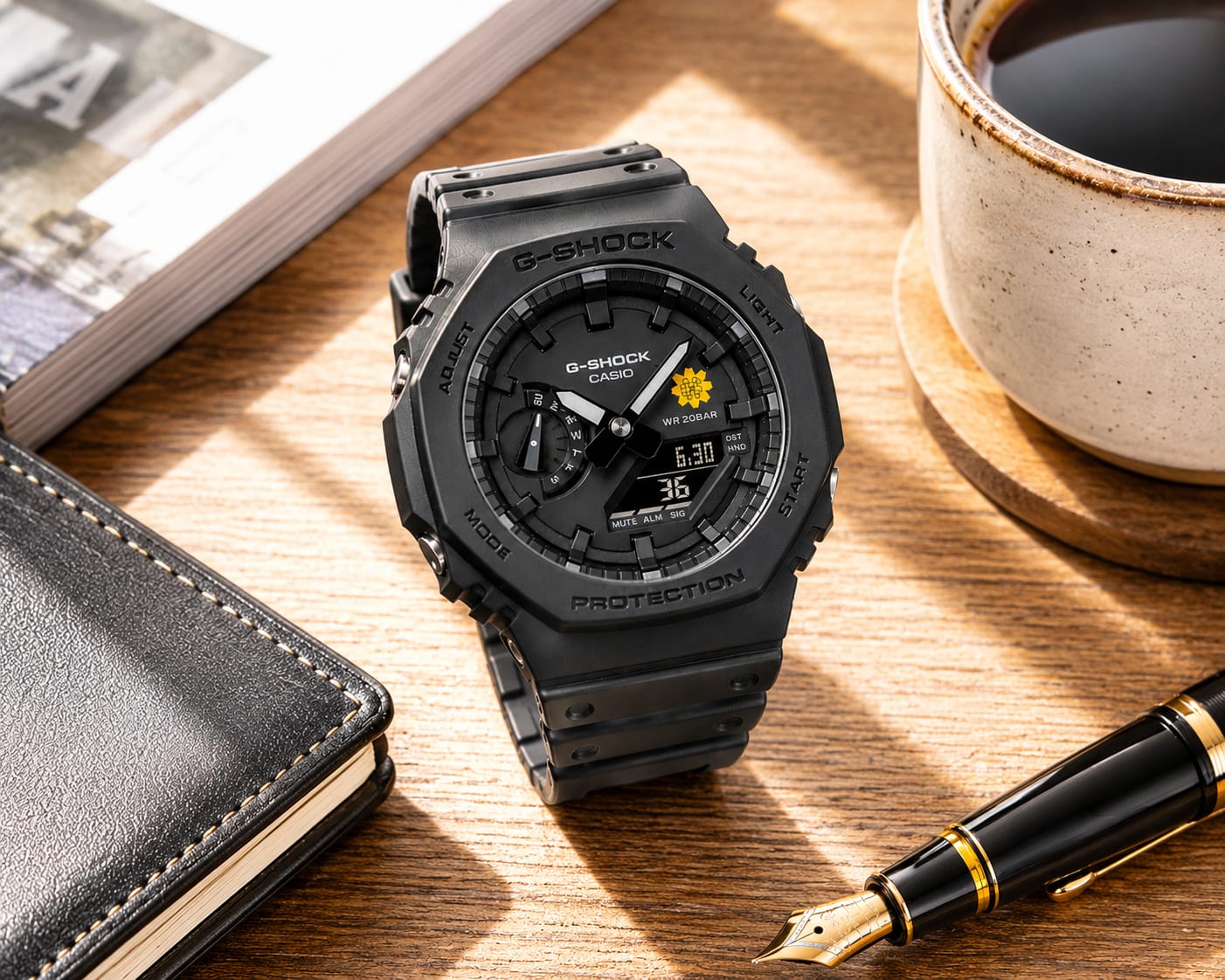ساعة G-SHOCK GA-2100-1A1DR العرفج المخصصة