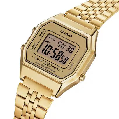 Casio LA-680WGA-9DF Vintage Gold Watch