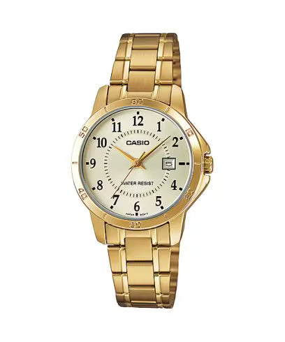 Casio LTP-V004G-9B Women’s Gold Watch