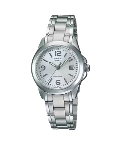 Casio LTP-1215A-7ADF Women’s Watch – Silver Dial & Bracelet