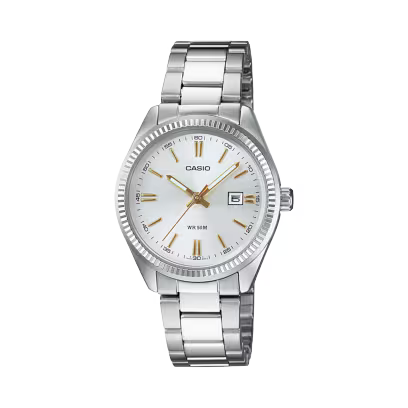 Casio LTP-1302D-7A2VDF Women’s Watch – Silver Dial & Bracelet