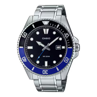 Casio MDV-107D-1A2VDF Duro Men’s Watch – Blue Bezel