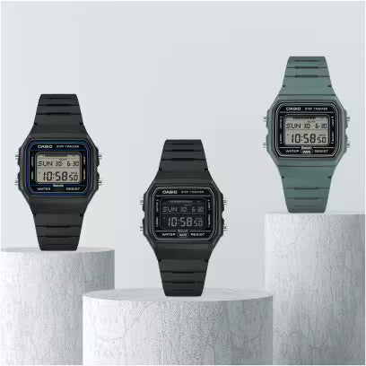 CASIO F-B100W-1A – Bluetooth & Step Counter