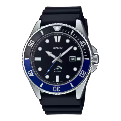 Casio MDV106B-1A1V Duro Black & Blue Watch