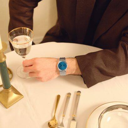 Casio MTP-B145D-2A2V Vintage Light Blue Dial Watch