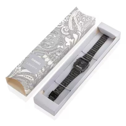 Casio Vintage x Liberty AQ-230EBLT-1A Black Analog-Digital Watch