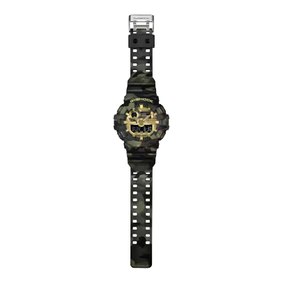 Casio G-SHOCK GA-700CMG-3A Bold Camo Green & Gold Watch