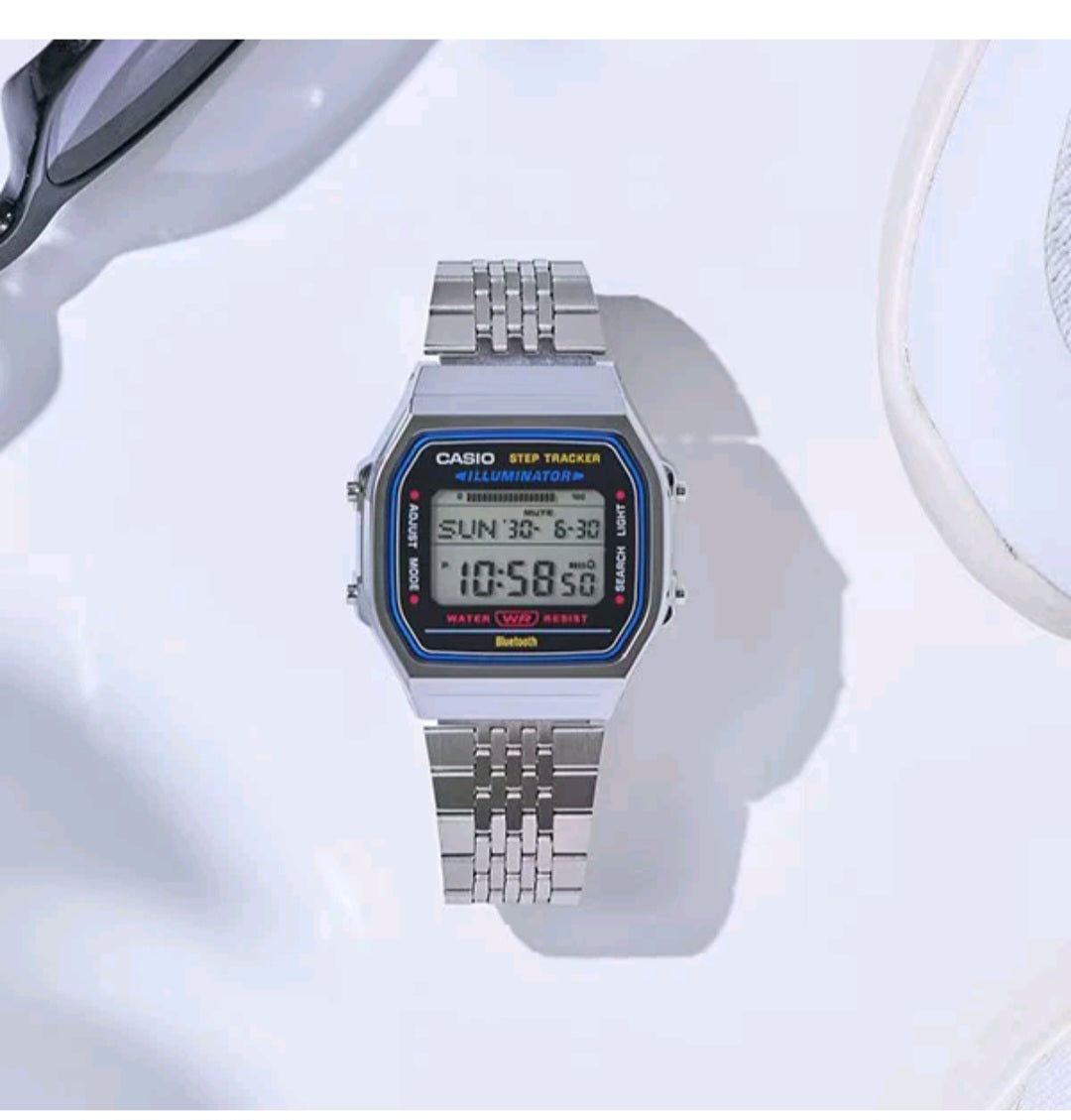 Casio ABL-100WE-1ADF Bluetooth Digital Watch with Step Tracker