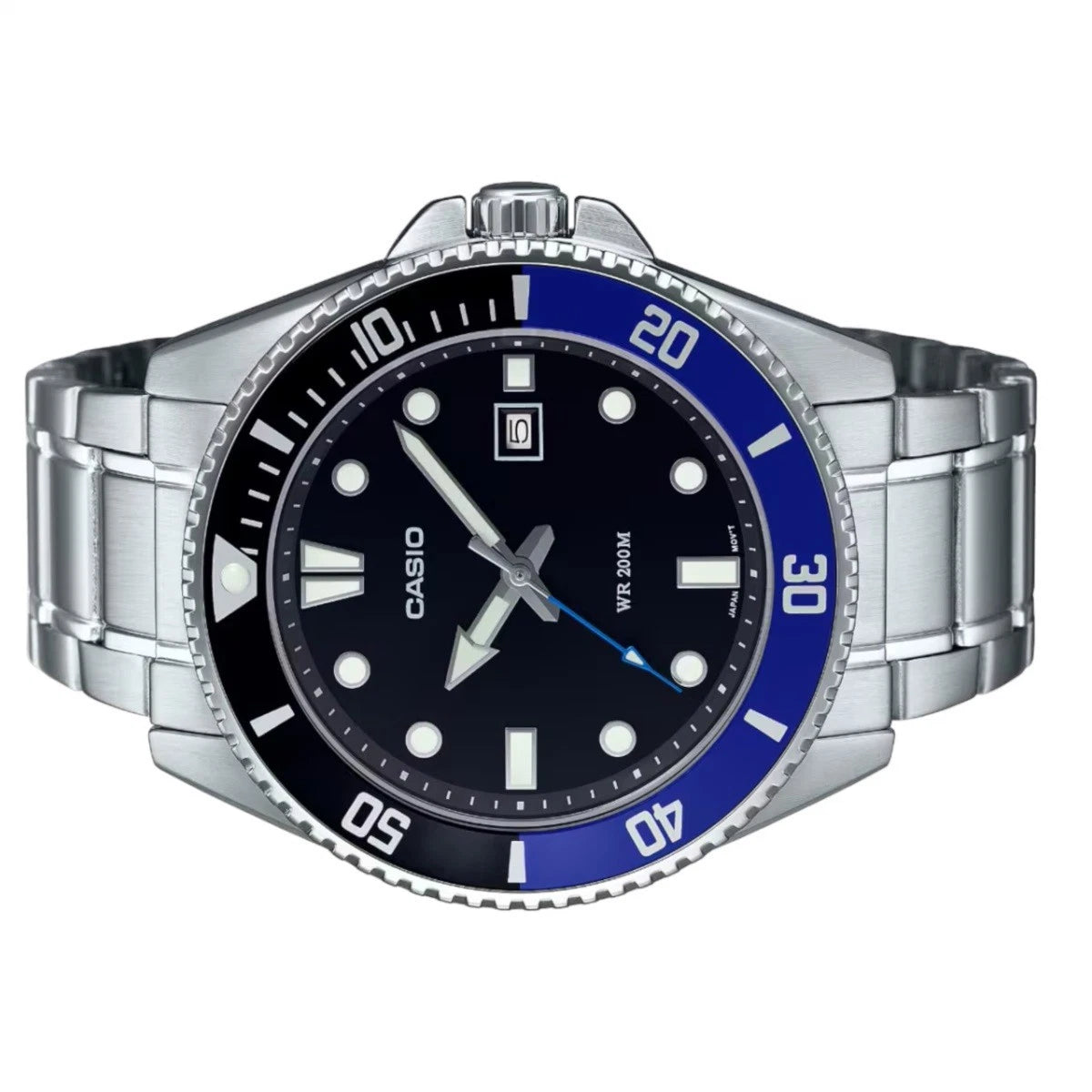 Casio MDV-107-1A2 Duro Blue Dial Dive Watch