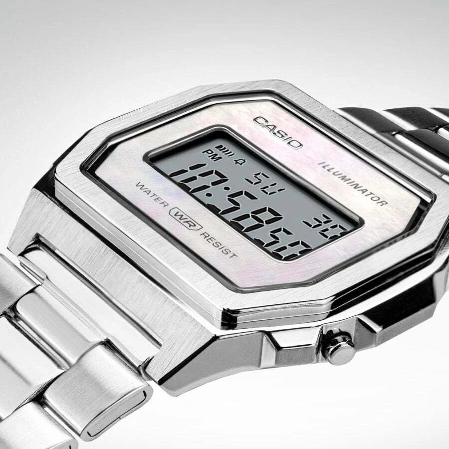 Casio Vintage A1000D-7EF Silver Digital Watch
