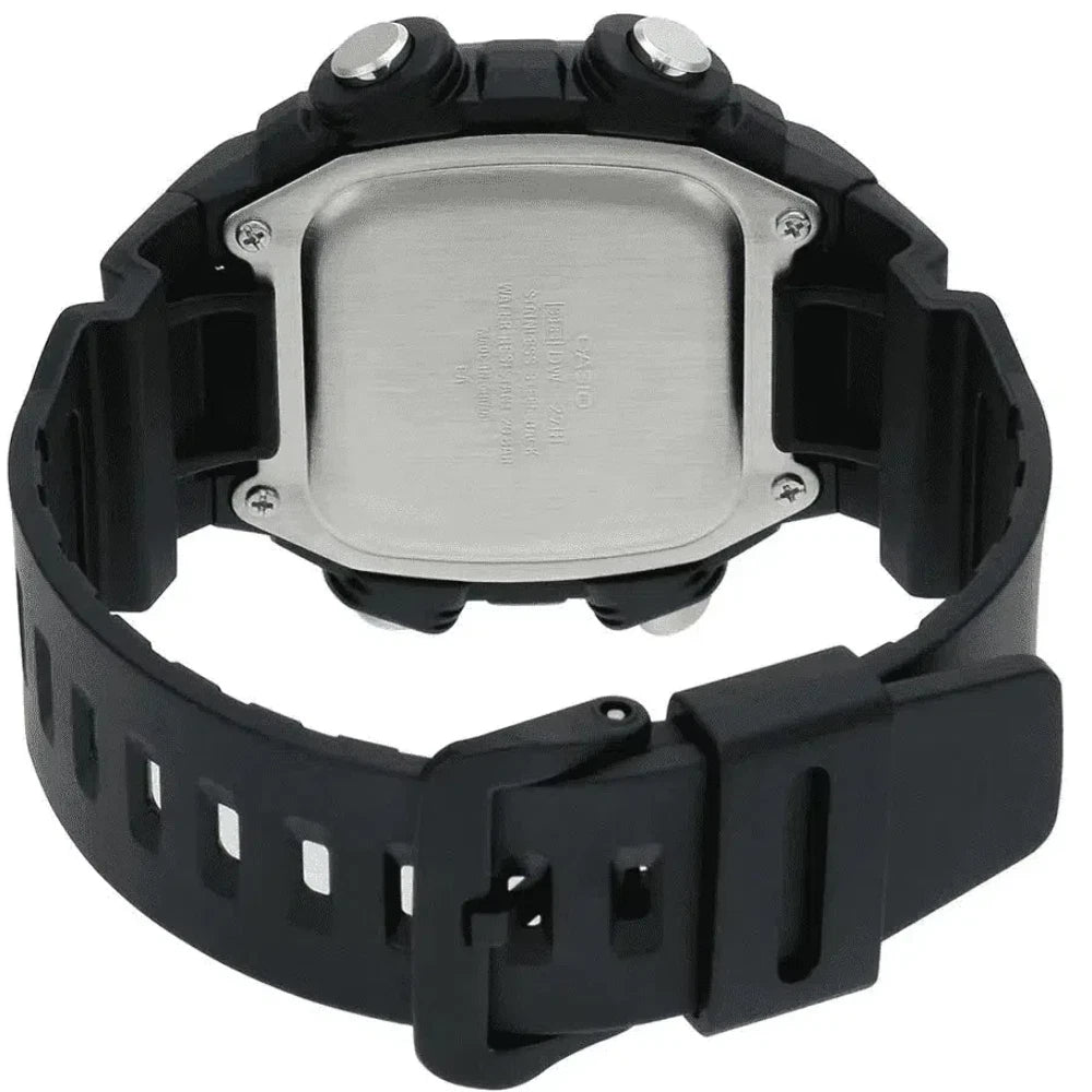 Casio DW-291H-1BVDF Heavy Duty World Time Digital Watch – Black Resin