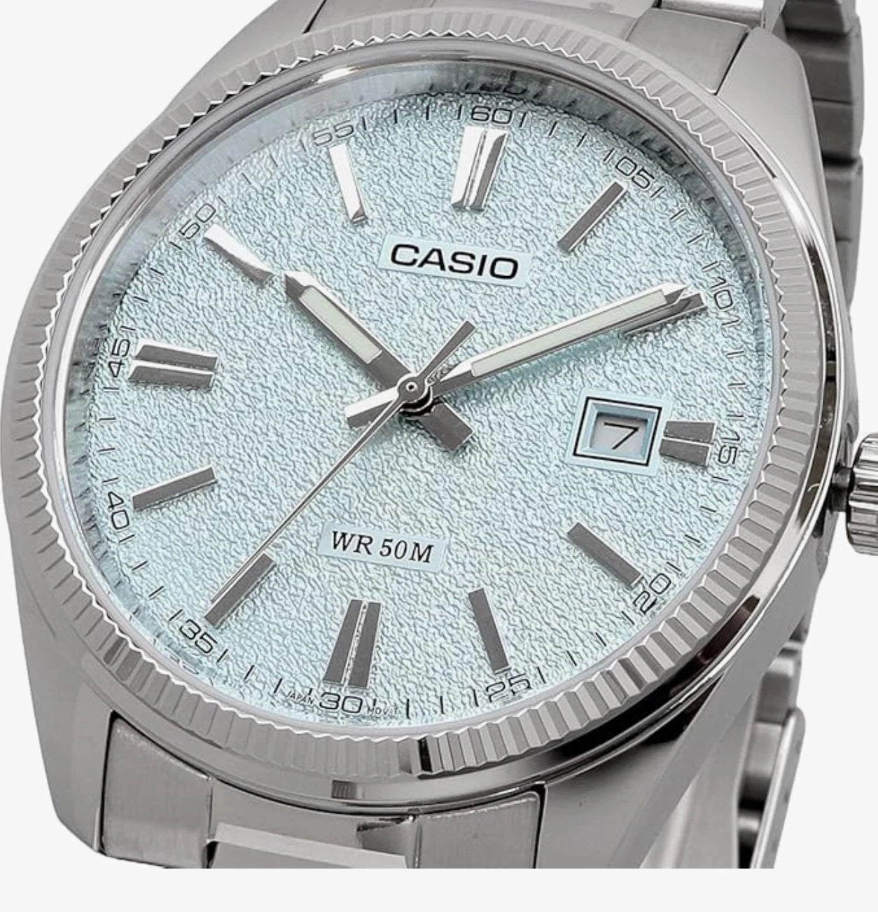 Casio MTP-1302DA-2A2VDF Men’s Light Blue Dial Watch