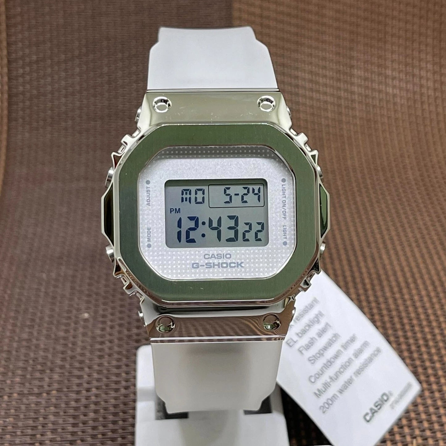 Casio G-SHOCK GM-S5600SK-7DR Women’s Transparent Watch
