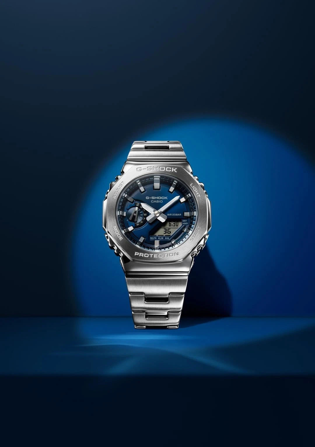 G-SHOCK GM-2110D-2B Blue Dial Full-Metal Watch