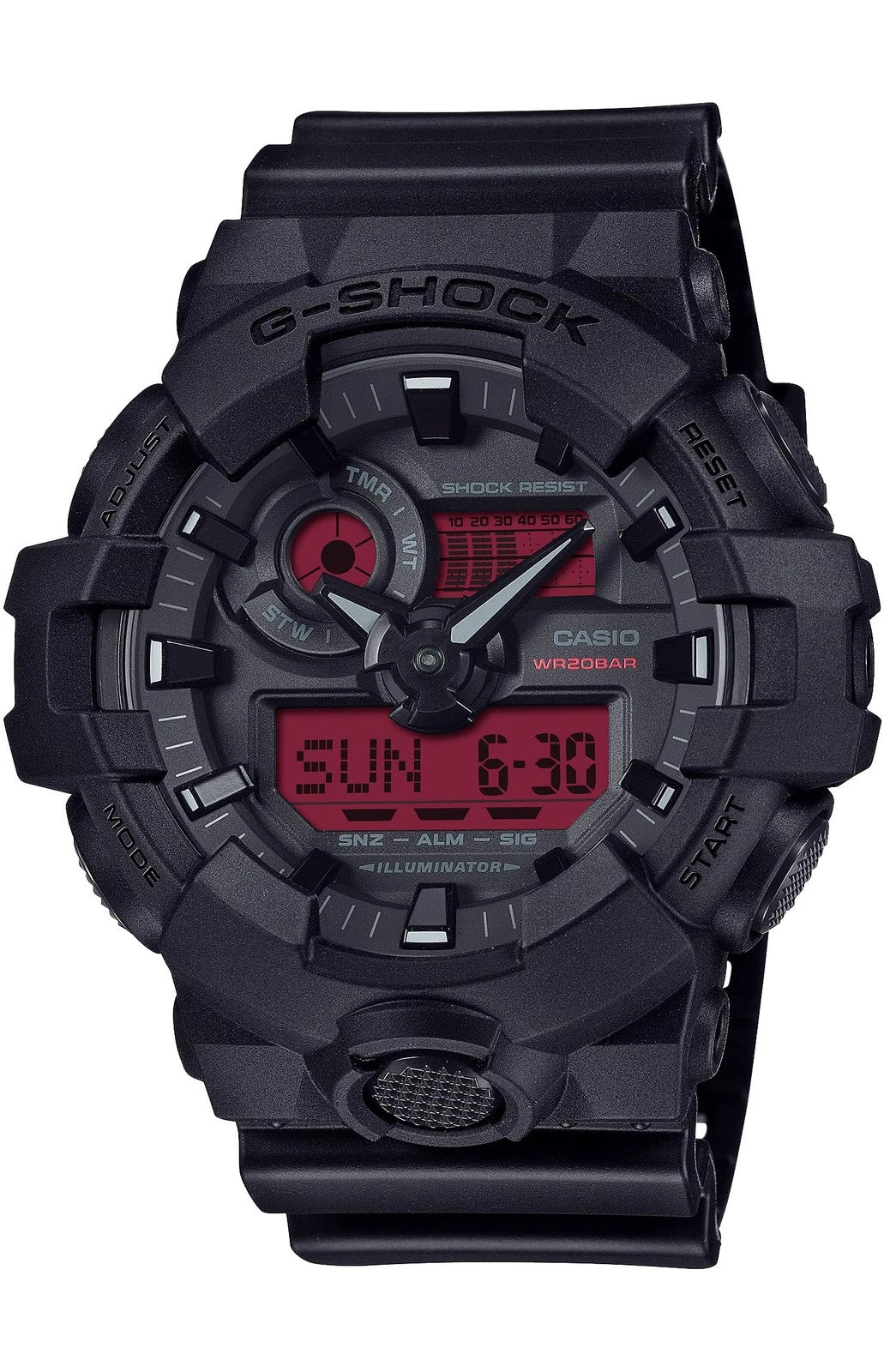 Casio G-Shock GA-700BBR-1ADR Black Watch
