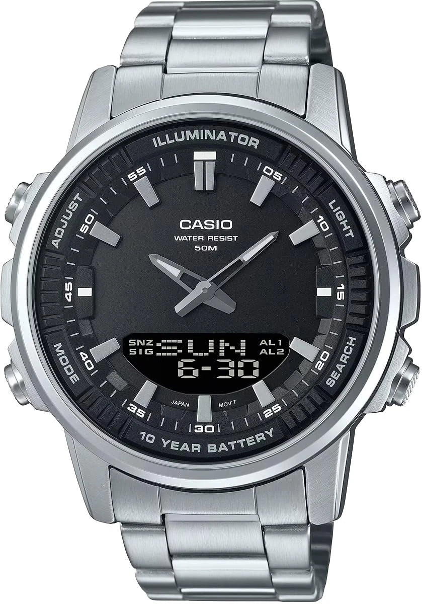 Casio AMW-880D-1AVDF Analog-Digital Black Dial Watch