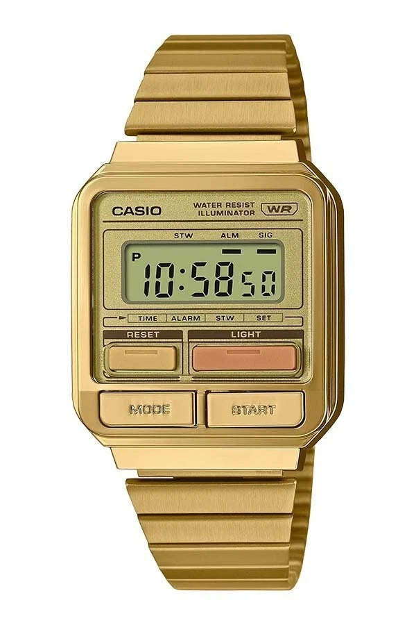 Casio Vintage A120WEG-9A Gold Digital Watch