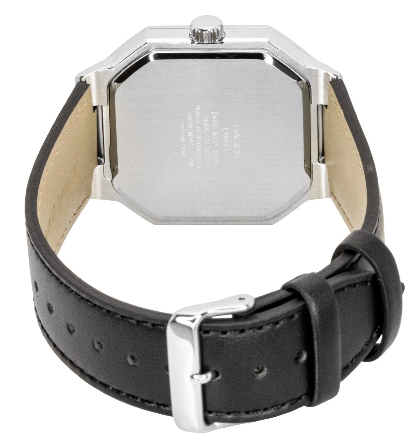 Casio MTP-B195L-3AV Men's Analog Watch – Green Dial Genuine Leather Strap