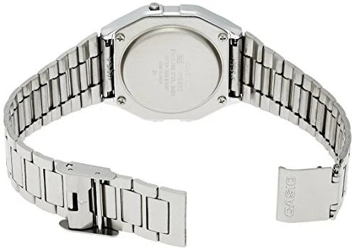 Casio Vintage A158WEA-9DF Silver Gold Digital Watch