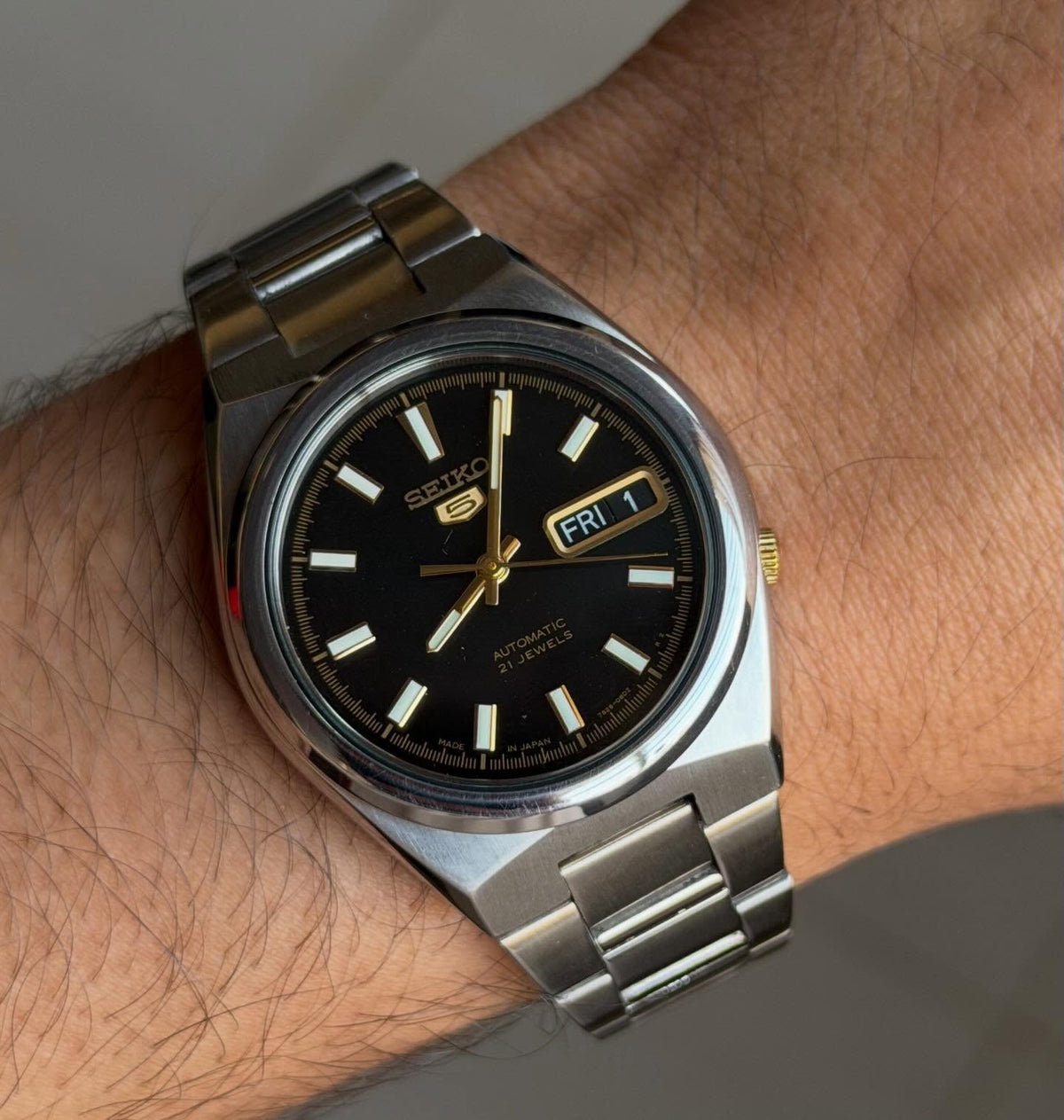 Seiko 5 SNKC57J1 Automatic Black Dial Watch