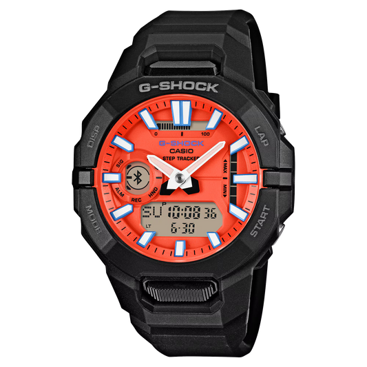 G-SHOCK G-SQUAD GBA-950-1A4DR Black & Orange Bluetooth Fitness Watch