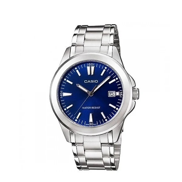 Casio LTP-1215A-2A2DF Women’s Watch – Blue Dial, Silver Bracelet