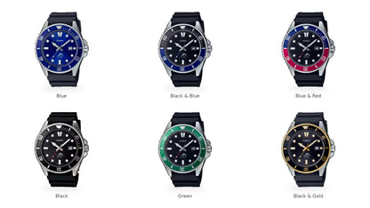 Casio MDV106G-1AV Duro Black & Gold Watch