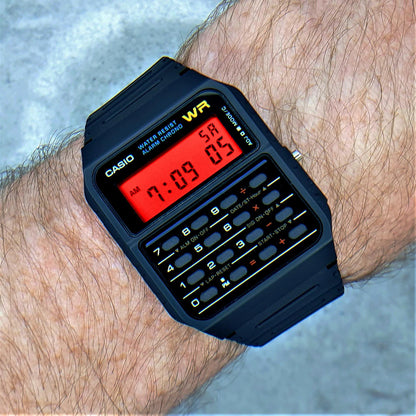 Casio CA-53W Calculator Watch – Custom Red Display