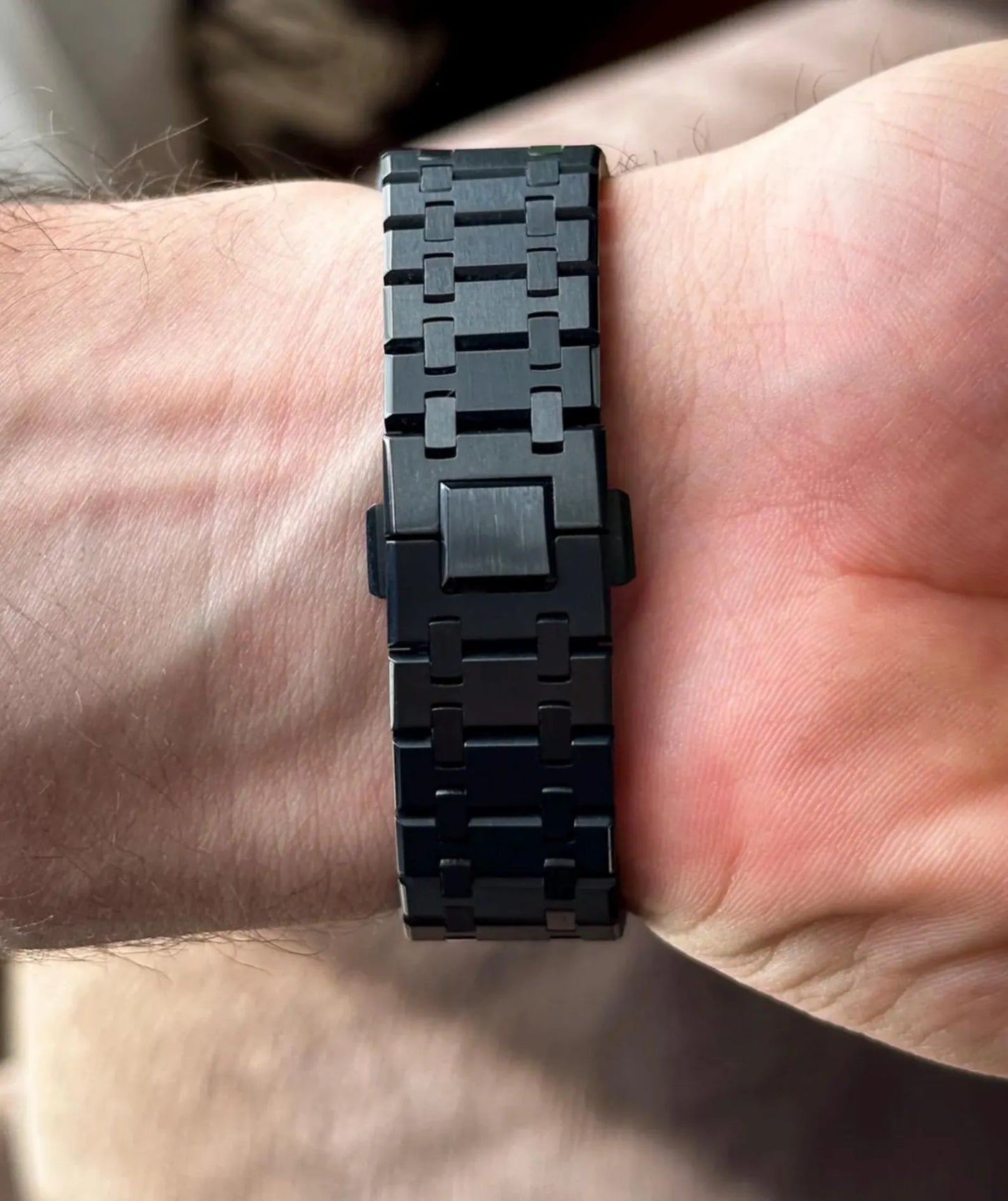 Casio G‑SHOCK GA‑2100 Black & Blue Stainless Steel Modified Watch