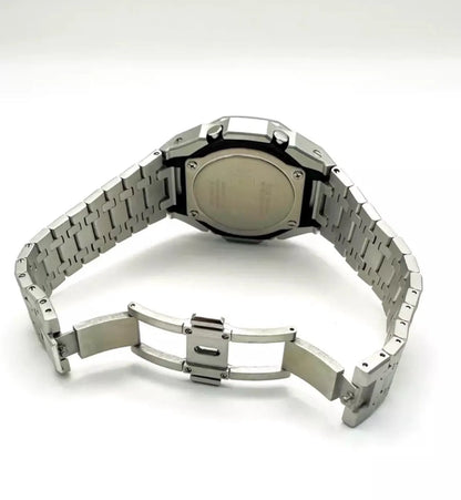 Casio G‑SHOCK GA‑2100 Gold Dial Stainless Steel Modified Watch