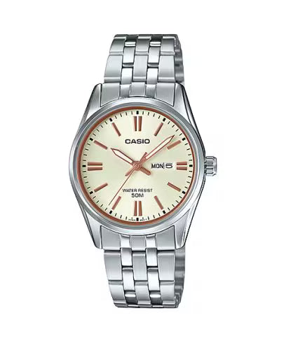 Casio LTP-1335D-9AVDF | Champagne Dial Watch