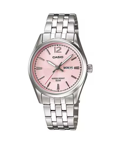Casio LTP-1335D-5AVDF | Pink Dial Watch
