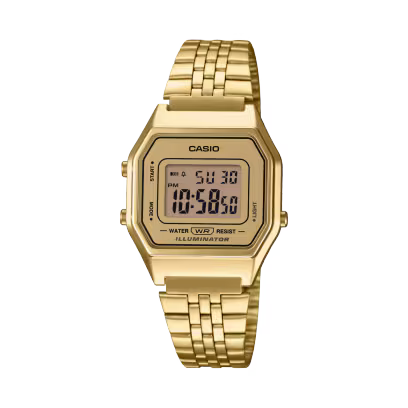 Casio LA-680WGA-9DF Vintage Gold Watch