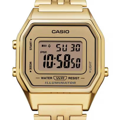 Casio LA-680WGA-9DF Vintage Gold Watch