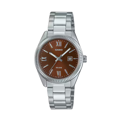Casio LTP-1302DD-5AVDF Women’s Watch – Brown Sunray Dial