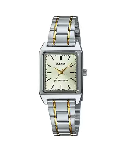 Casio LTP-V007SG-9EUDF Women’s Two-Tone Rectangular Watch