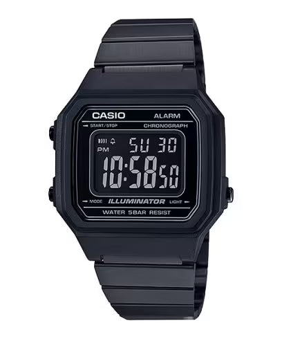 Casio Vintage B650WB-1BDF Black Digital Watch