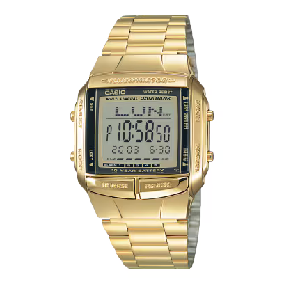 casio Vintage DB-360G-9ADF Gold Data