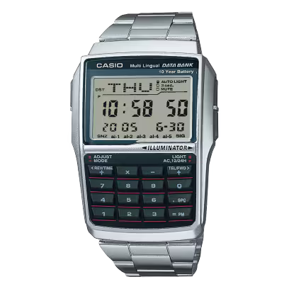 Casio Vintage DBC-32D-1ADF Silver Calculator