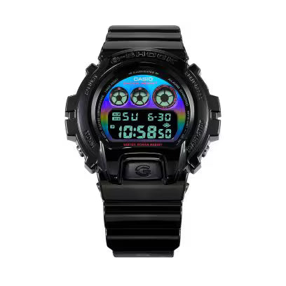 Casio G-Shock DW-6900RGB-1 Black Rainbow Watch