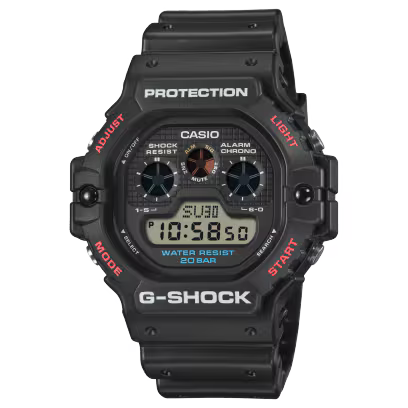 Casio G-Shock DW-5900U-1 Black Digital Watch – 10-Year Battery