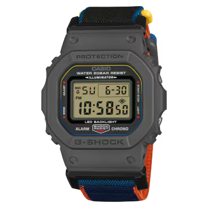 G-SHOCK DW-5600MNC-8A2JF Grey Cloth