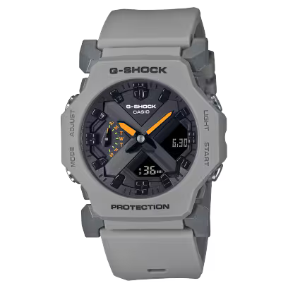 ساعة G-SHOCK GA-2300-8ADR التناظرية والرقمية باللون الرمادي