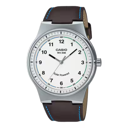 Casio MTP-RS105L-7BV Solar Leather Watch