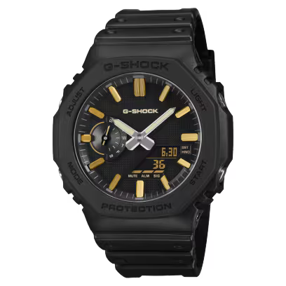 Casio G-SHOCK GA-2100LXB-1A9 Luxe Black & Gold Watch