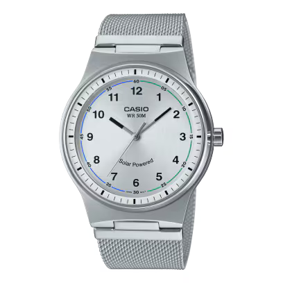 Casio MTP-RS105M-7BV Solar Mesh Watch