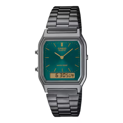 Casio Vintage AQ-230EGG-3A Dark Green Analog-Digital Watch