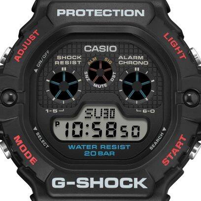 Casio G-Shock DW-5900U-1 Black Digital Watch – 10-Year Battery