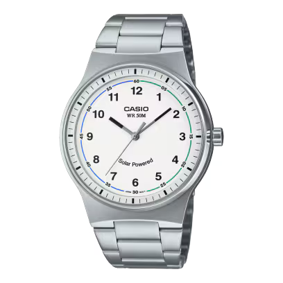 Casio MTP-RS105D-7BV Solar Stainless-Steel Watch