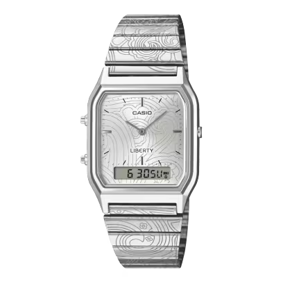 Title: Casio Vintage x Liberty AQ-230ELT-7A Silver Watch
